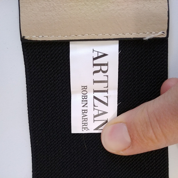 Artizan Duo Tone Fashion Straight Belt M/L NWOT - Picture 7 of 7